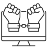 Prevent cyberthreat icon